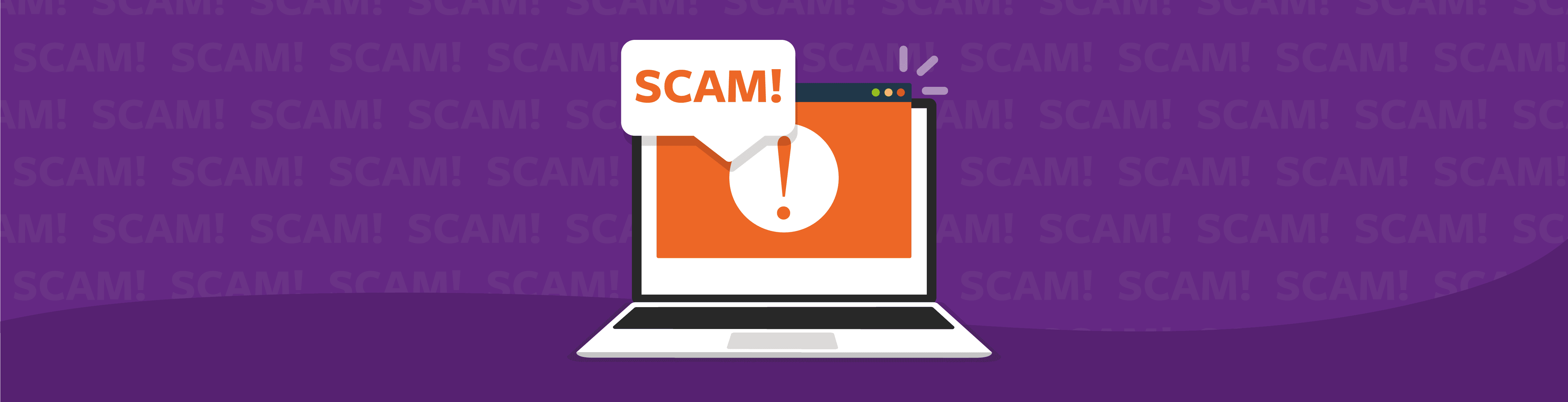 While people stay in all day the scammers come out to play
