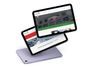 SGT Dan Stockfoods website on a tablet device