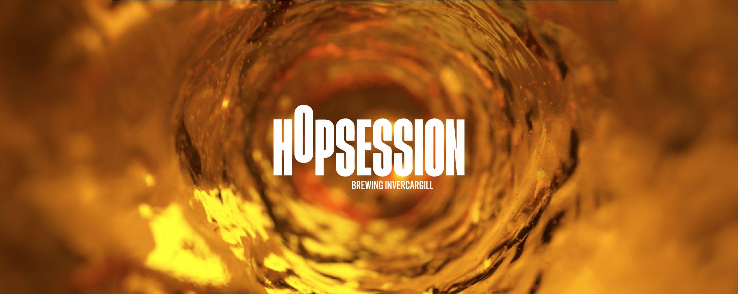 Hopession Logo On Fluid Background