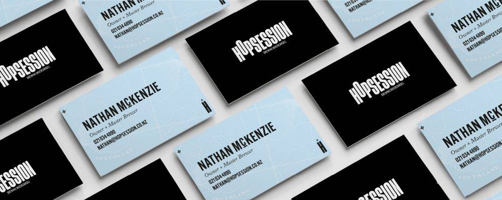 Hopsession Brewing Business Cards