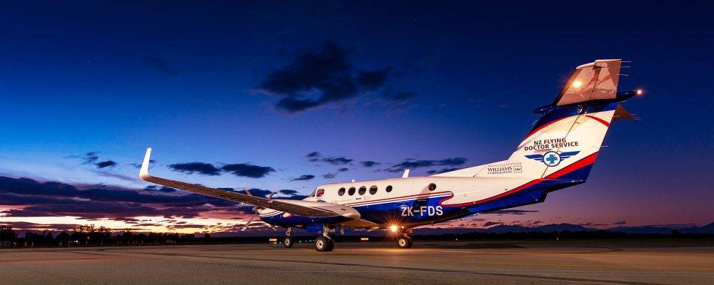 New-Zealand-Flying-Doctors-Aircraft-at-night