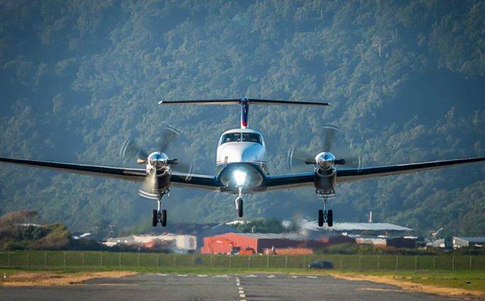 New-Zealand-Flying-Doctors-Aircraft-coming-in-to-land