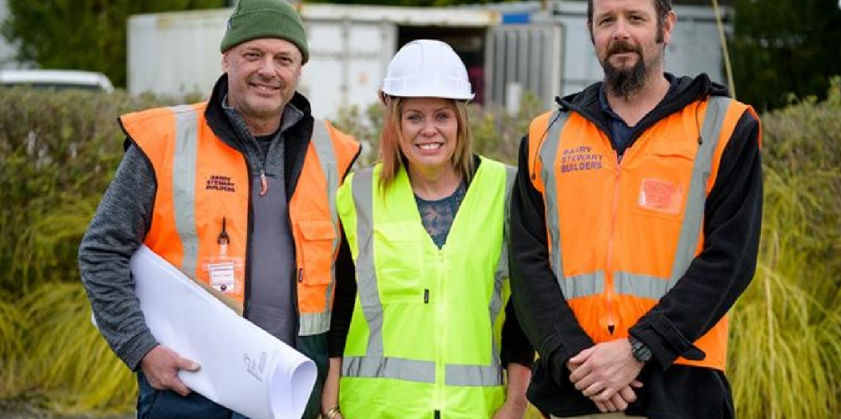 Melissa Vining And Contractors From Southland Charity Hospital Build