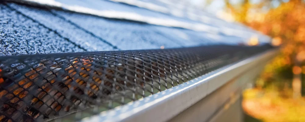 Gutter guards used on home guttering
