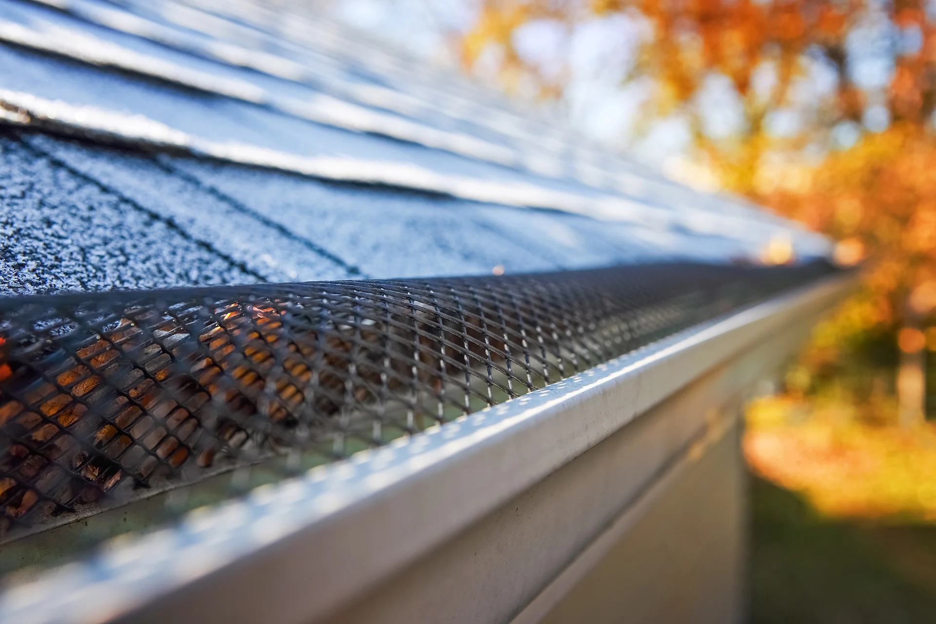 Gutter guards used on home guttering