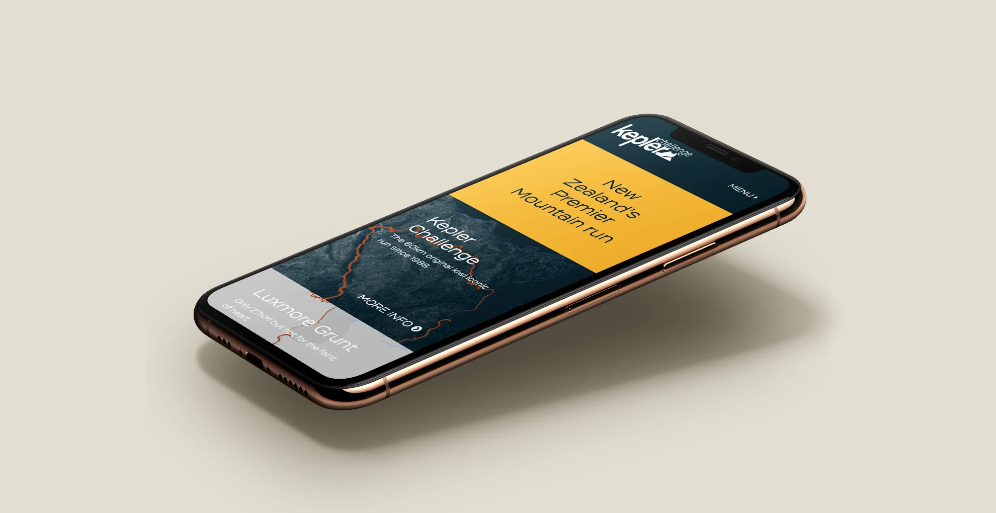 Mobile Phone Mock Up Of Website Design