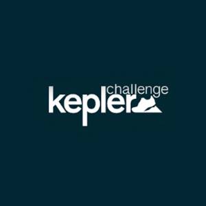 Kepler Challenge Logo on a Dark steel blue background