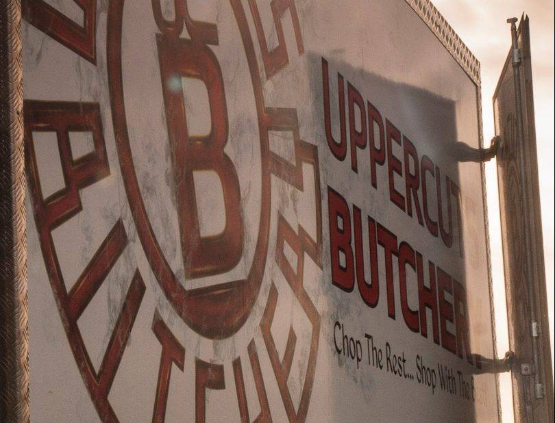 Photo of the side of uppercuts butchery homekill truck