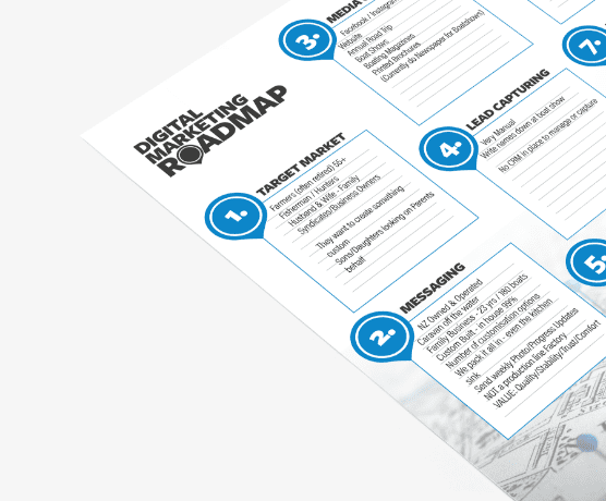 Back9 Digital Marketing Roadmap image of worksheet