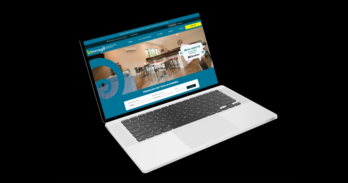 Invercargill Holiday Park – Website Design by Back9 Creative Banner Image
