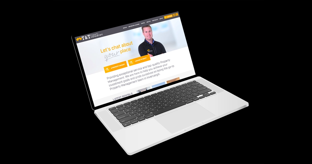 T & T property Management – Web Design by Back9Creative Banner Image