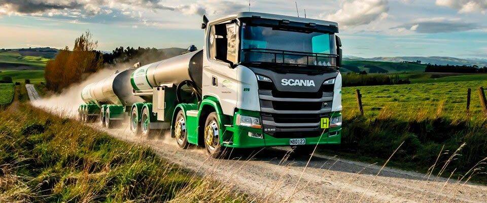 Open-Country-Milk-Tanker-on-Gravel-Road