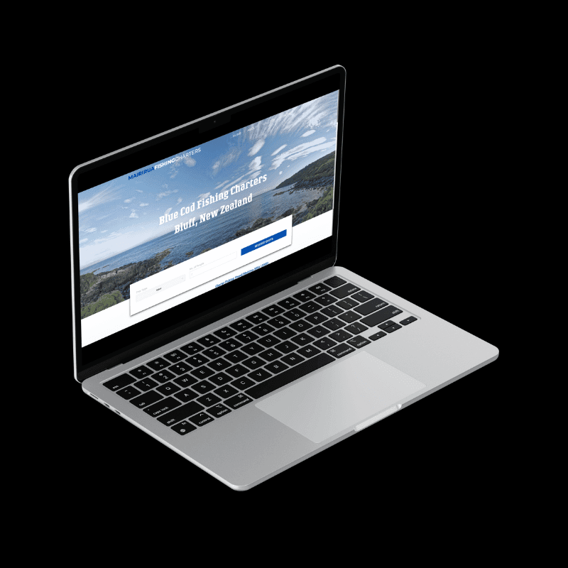 Mairirua Charters – Web Design by Back9Creative Banner Image