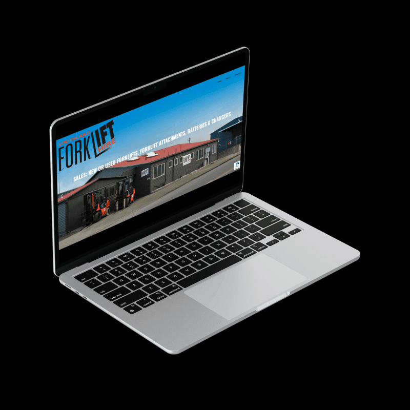 Southland Forklift Hire – Web Design by Back9Creative Banner Image