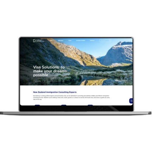 Dumlao Immigration – Web Design by Back9 Banner Image