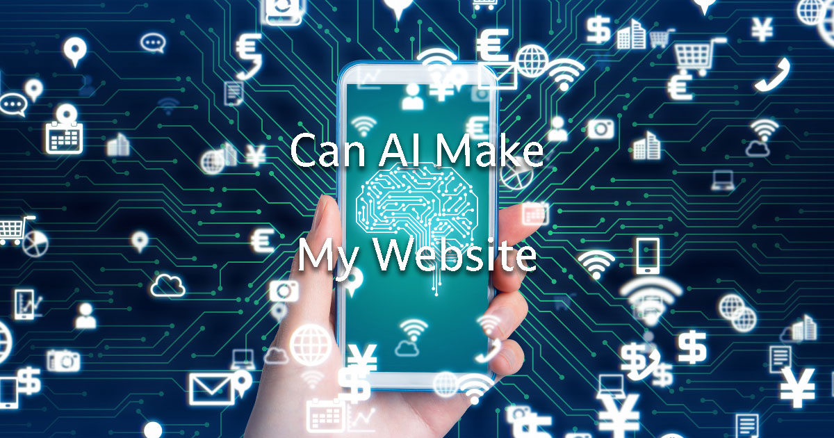 Can I Use AI to Make My Website? Well… Yes. But there’s a catch.