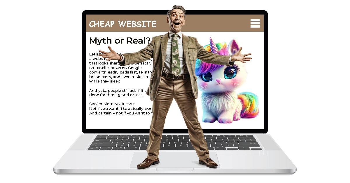 Why a Cheap Website Won’t Cut the Mustard (And What You’re Really Paying For)