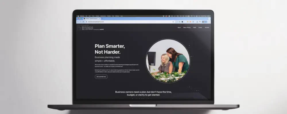 Mock Up Of Sbb On A Laptop