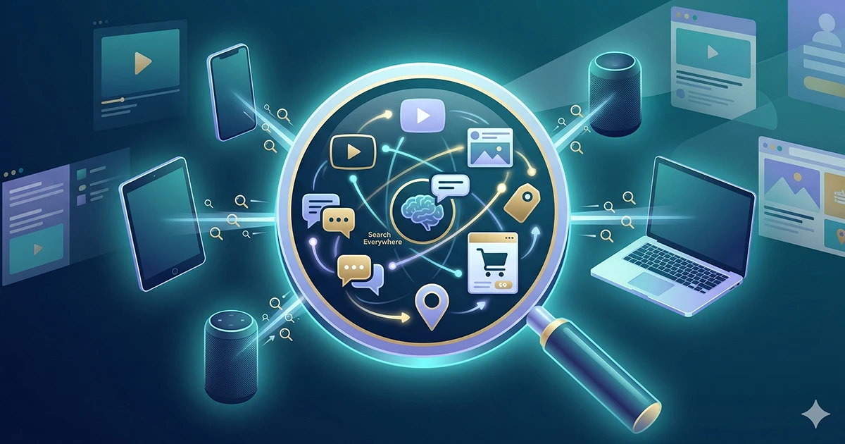 Search Everywhere Means Search Has Changed. It’s Not Just Google Anymore.