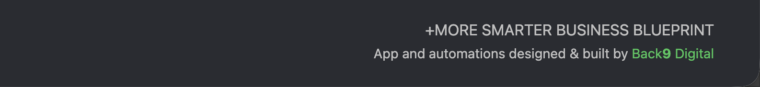 Screenshot Of Footer Showing Software Built By Back9 Digital